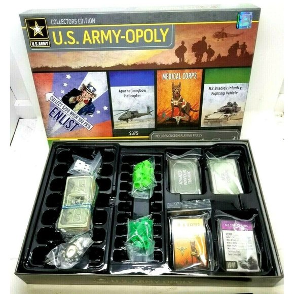 U.S. ARMY-OPOLY Board Game Collectors Edition (Z6) - Picture 2 of 5